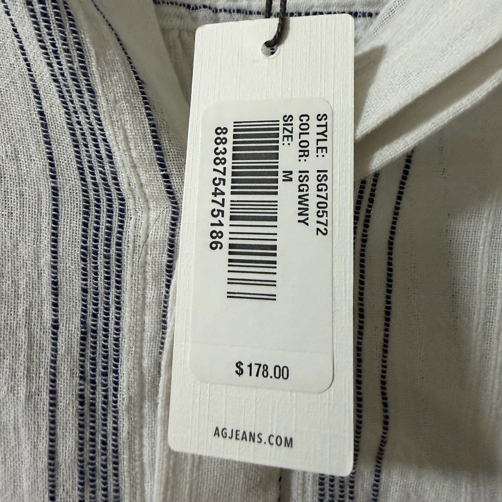 AG Striped Button-Down Shirt - Picture 2 of 6